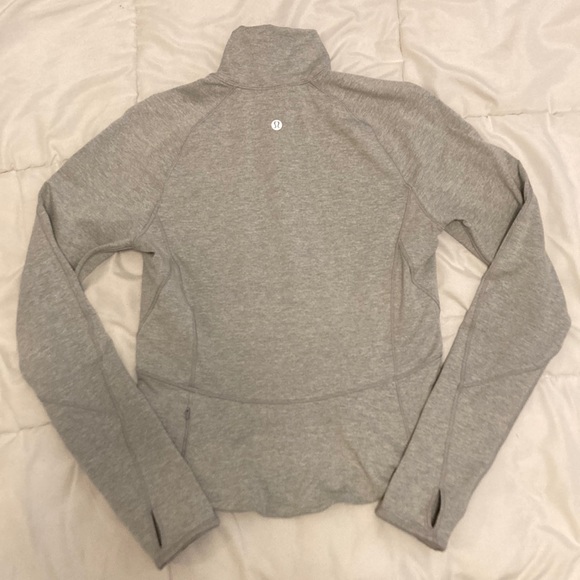 Lululemon Always Alert 1/2 Zip Gray Size 6 - Picture 2 of 14